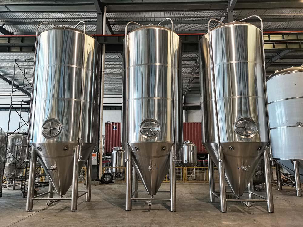 40 bbl Jacketed conical ferme
